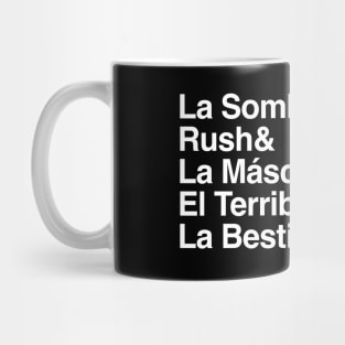 Helvetica List Los Ingobernables Mug